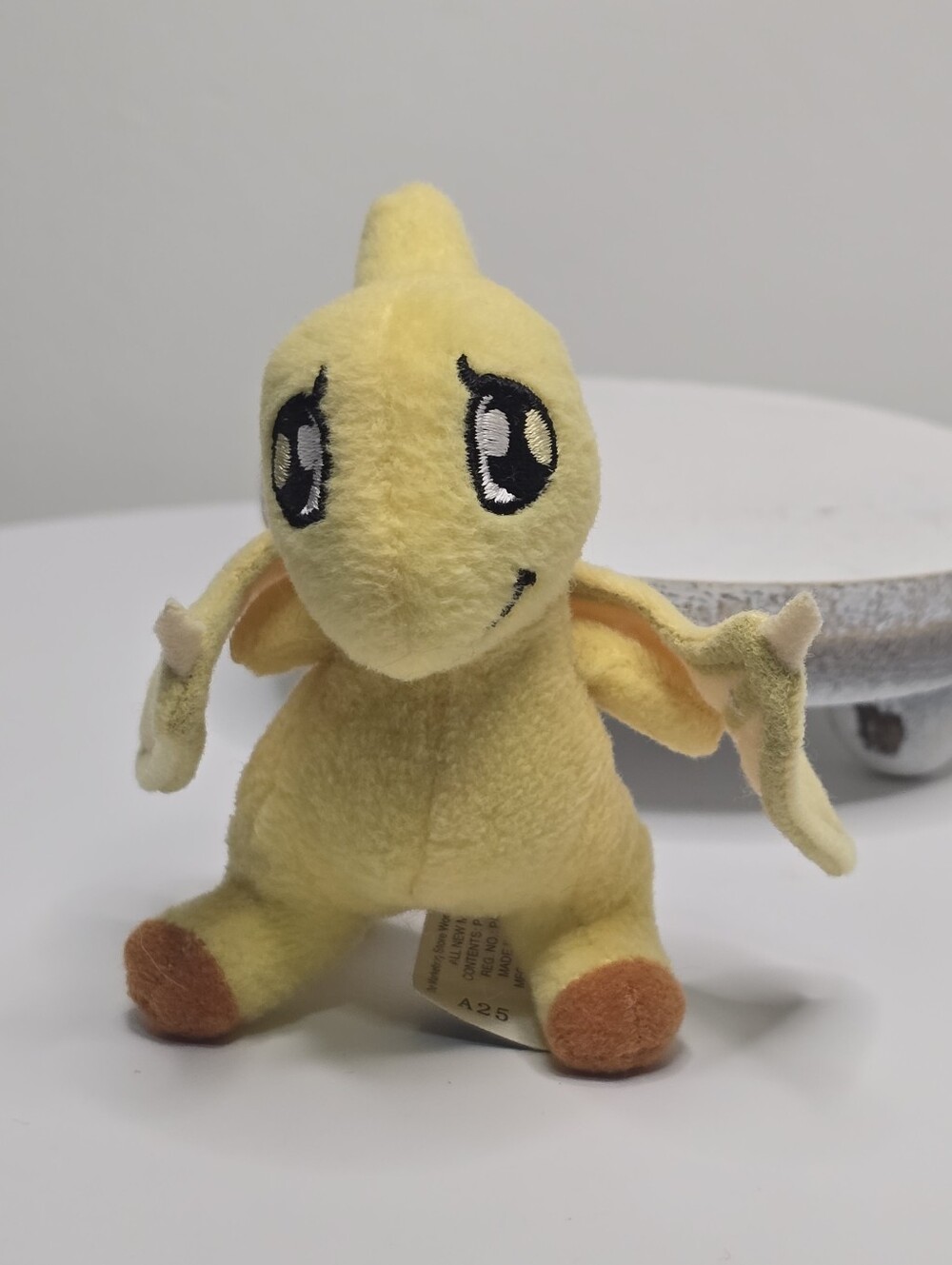 NeoPets Small Yellow Plush Shoyru 2004 McDonald's Happy Meal Toy